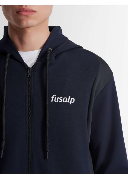 Fusalp SWEATSHIRT À CAPUCHE FUSALP RICK MARIN/NOIR  FRICK chez West Gallery Dieppe