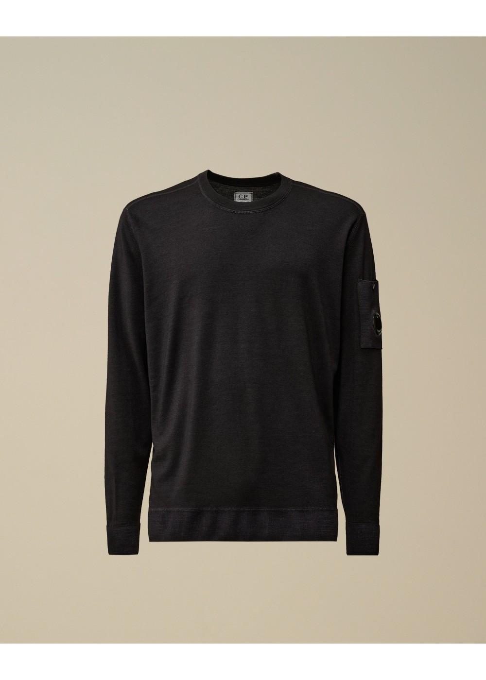 C.P. Company PULL C.P. COMPANY CREW NECK LAINE MÉRINOS  CPCREWNECK chez West Gallery Dieppe