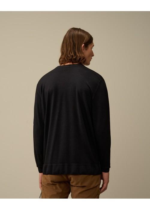 C.P. Company PULL C.P. COMPANY CREW NECK LAINE MÉRINOS  CPCREWNECK chez West Gallery Dieppe