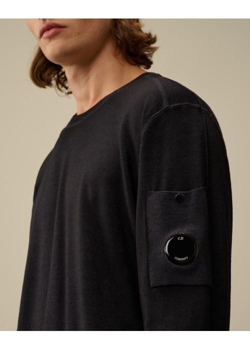 C.P. Company PULL C.P. COMPANY CREW NECK LAINE MÉRINOS  CPCREWNECK chez West Gallery Dieppe