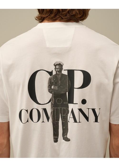 C.P. Company TEE SHIRT C.P. COMPANY BRITISH SAILOR CPTEESHIRT chez West Gallery Dieppe