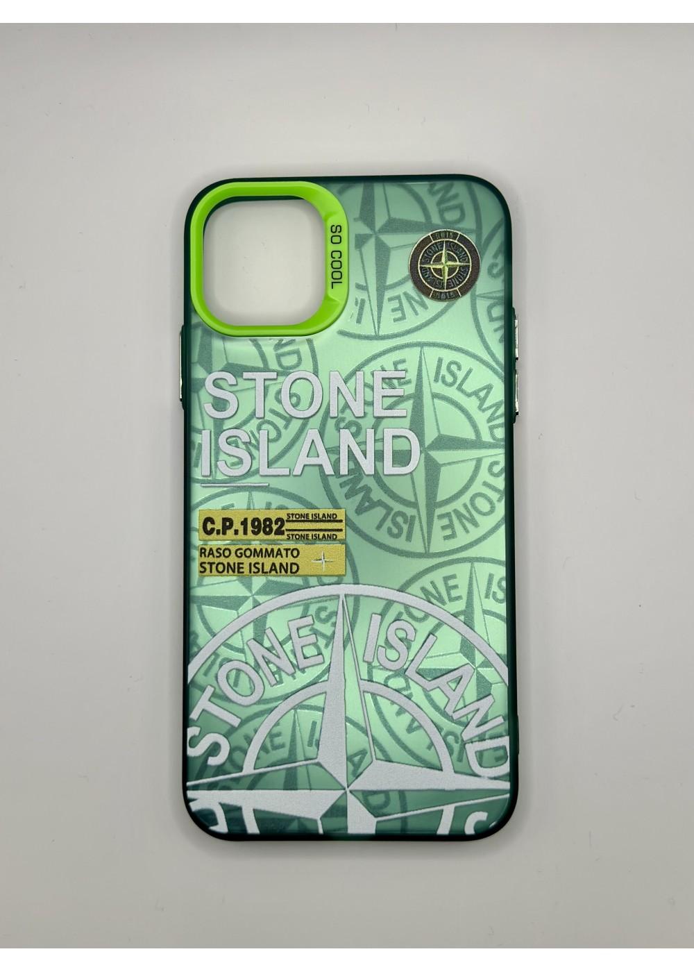 Studio Graph' COQUE IPHONE PERSONNALISÉE STONE VERT  IPSTONEVERT chez West Gallery Dieppe