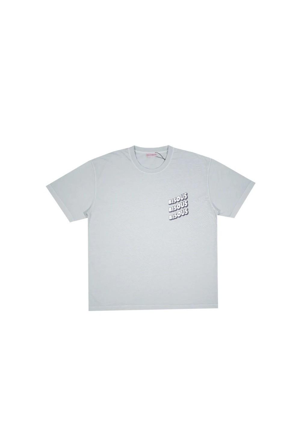 Bisous Skateboard TEE SHIRT BISOUS SONICS LIGHT GREY  BSONICSLIGHT chez West Gallery Dieppe