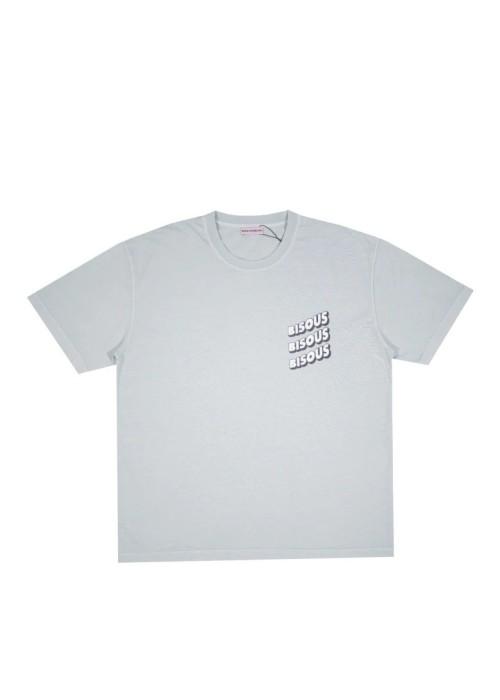 Bisous Skateboard TEE SHIRT BISOUS SONICS LIGHT GREY  BSONICSLIGHT chez West Gallery Dieppe