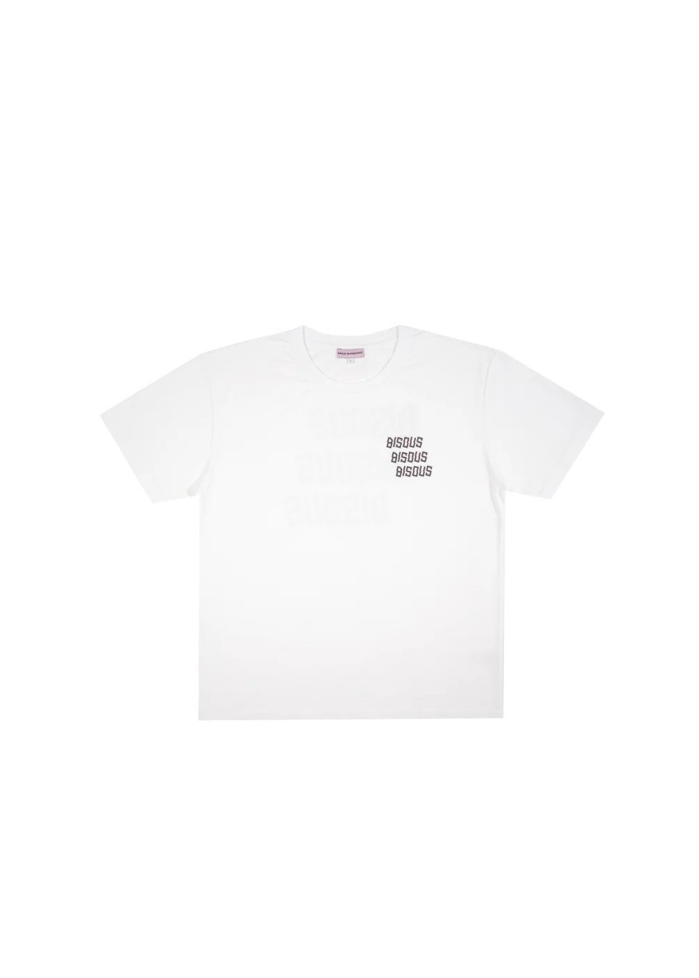 Bisous Skateboard TEE SHIRT BISOUS X3 BACK WHITE  BX3BACKWHITE chez West Gallery Dieppe