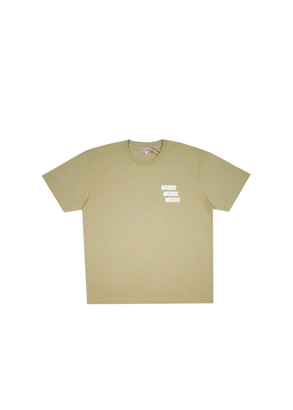 Bisous Skateboard TEE SHIRT BISOUS X3 BACK LIGHT OLIVE  BX3BACKOLIVE chez West Gallery Dieppe