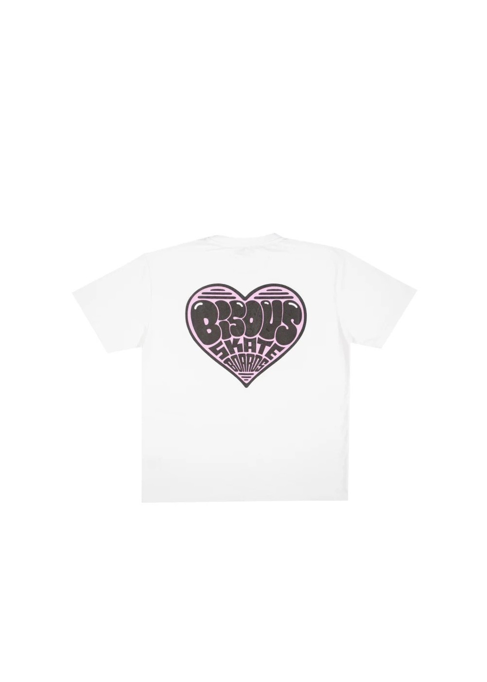 Bisous Skateboard TEE SHIRT BISOUS HEART  BHEART chez West Gallery Dieppe
