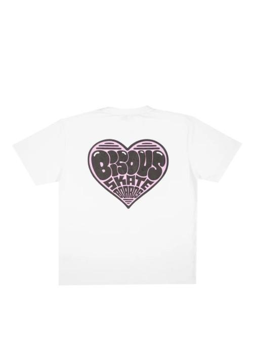 Bisous Skateboard TEE SHIRT BISOUS HEART  BHEART chez West Gallery Dieppe