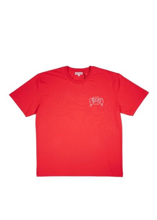 Bisous Skateboard TEE SHIRT BISOUS VERITABLE RED  BVERITABLERED chez West Gallery Dieppe