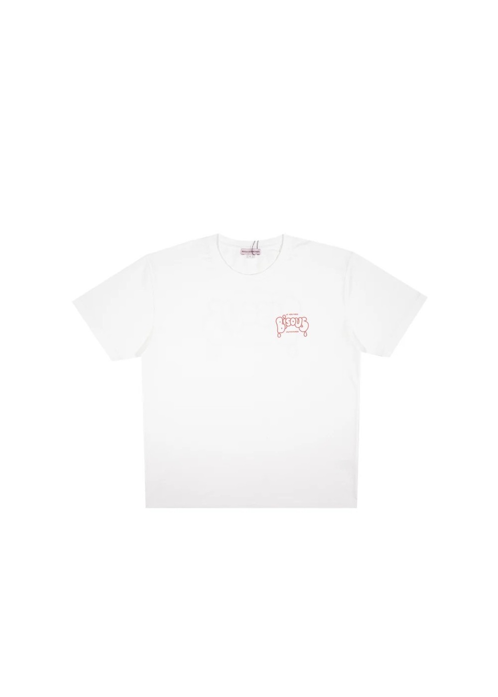 Bisous Skateboard TEE SHIRT BISOUS VERITABLE WHITE  BVERITABLEWHITE chez West Gallery Dieppe