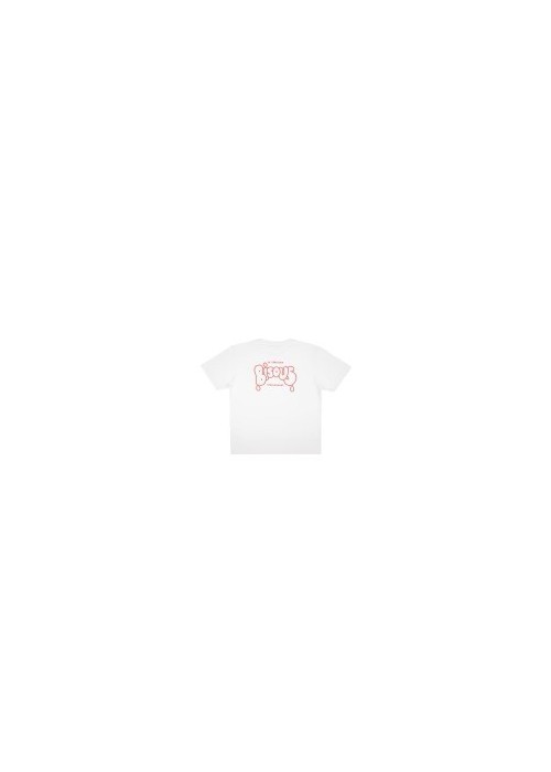 Bisous Skateboard TEE SHIRT BISOUS VERITABLE WHITE  BVERITABLEWHITE chez West Gallery Dieppe