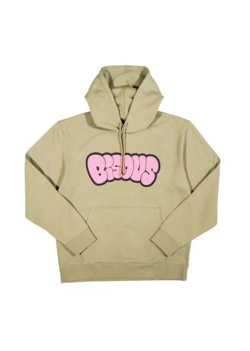 Bisous Skateboard SWEAT BISOUS HOODIE HEART LIGHT OLIVE BHOODIEHEARTLIGHTOLI chez West Gallery Dieppe
