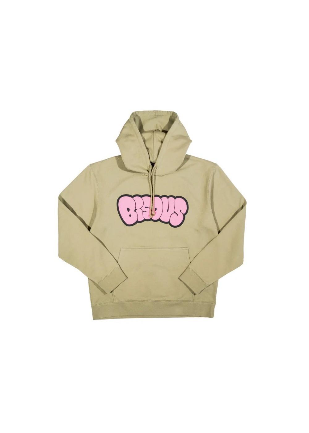 Bisous Skateboard SWEAT BISOUS HOODIE HEART LIGHT OLIVE  BHOODIEHEARTLIGHTOLI chez West Gallery Dieppe