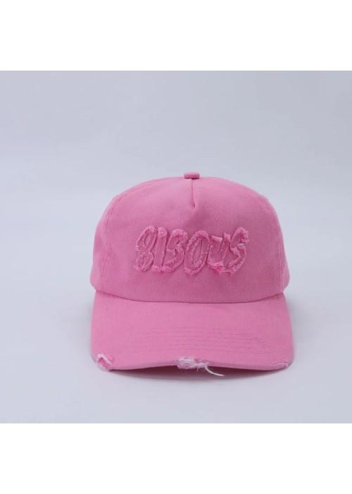 Bisous Skateboard CASQUETTE BISOUS CAPS PAST PINK DENIM  BCAPSPASTPINKDENIM chez West Gallery Dieppe