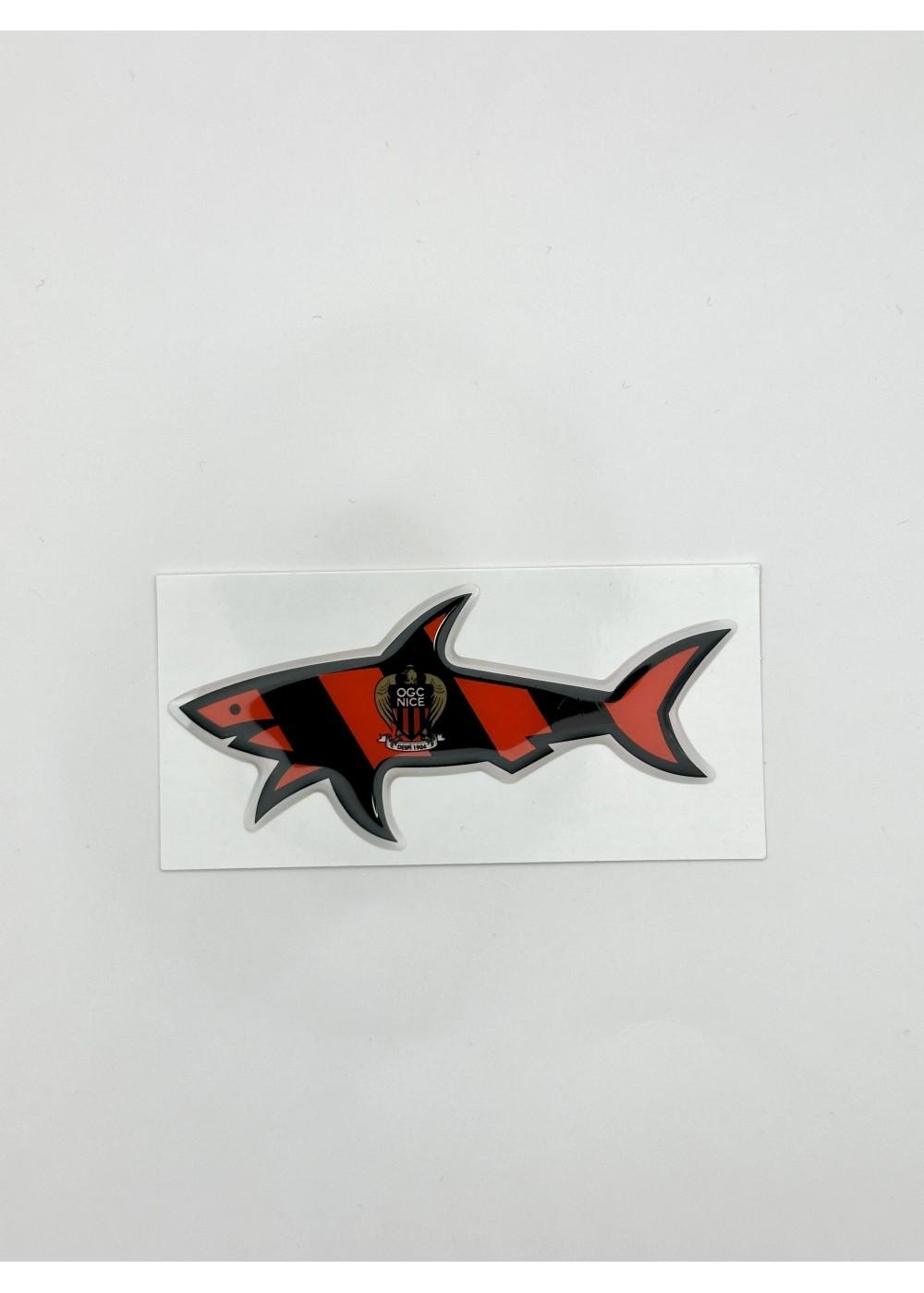 Stickers Shark STICKER SHARK OGC NICE  SHARKOGCNICE chez West Gallery Dieppe