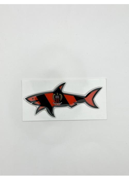 Stickers Shark STICKER SHARK OGC NICE  SHARKOGCNICE chez West Gallery Dieppe