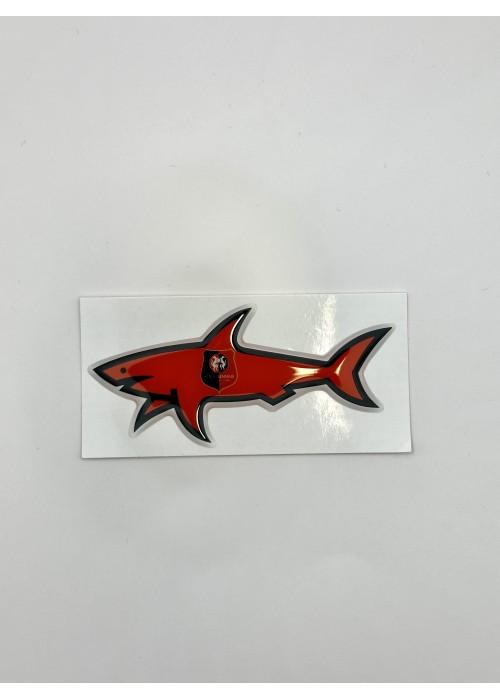 Stickers Shark STICKER SHARK STADE RENNAIS SHARKSTADERENNAIS chez West Gallery Dieppe