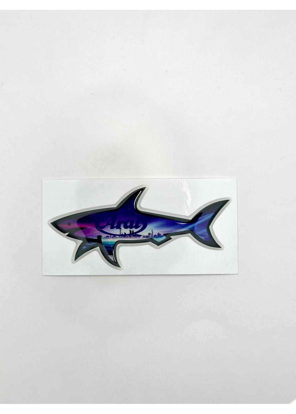 Stickers Shark STICKER SHARK ARAI DUBAI  SHARKARAIDUBAI chez West Gallery Dieppe