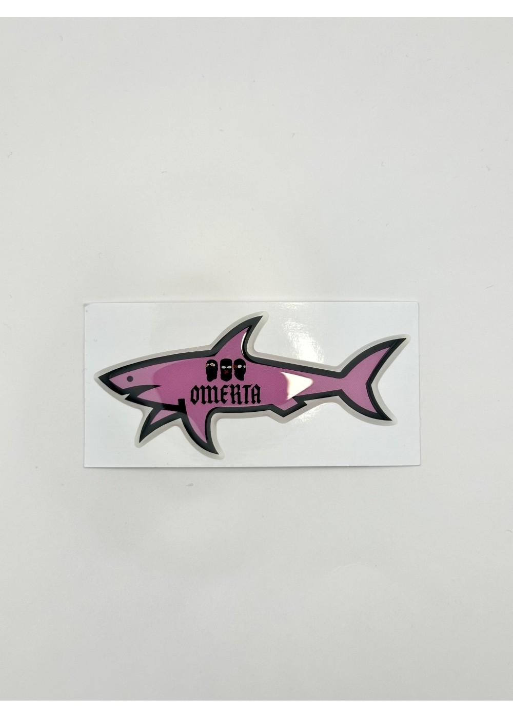 Stickers Shark STICKER SHARK OMERTA ROSE  SHARKOMERTAROSE chez West Gallery Dieppe