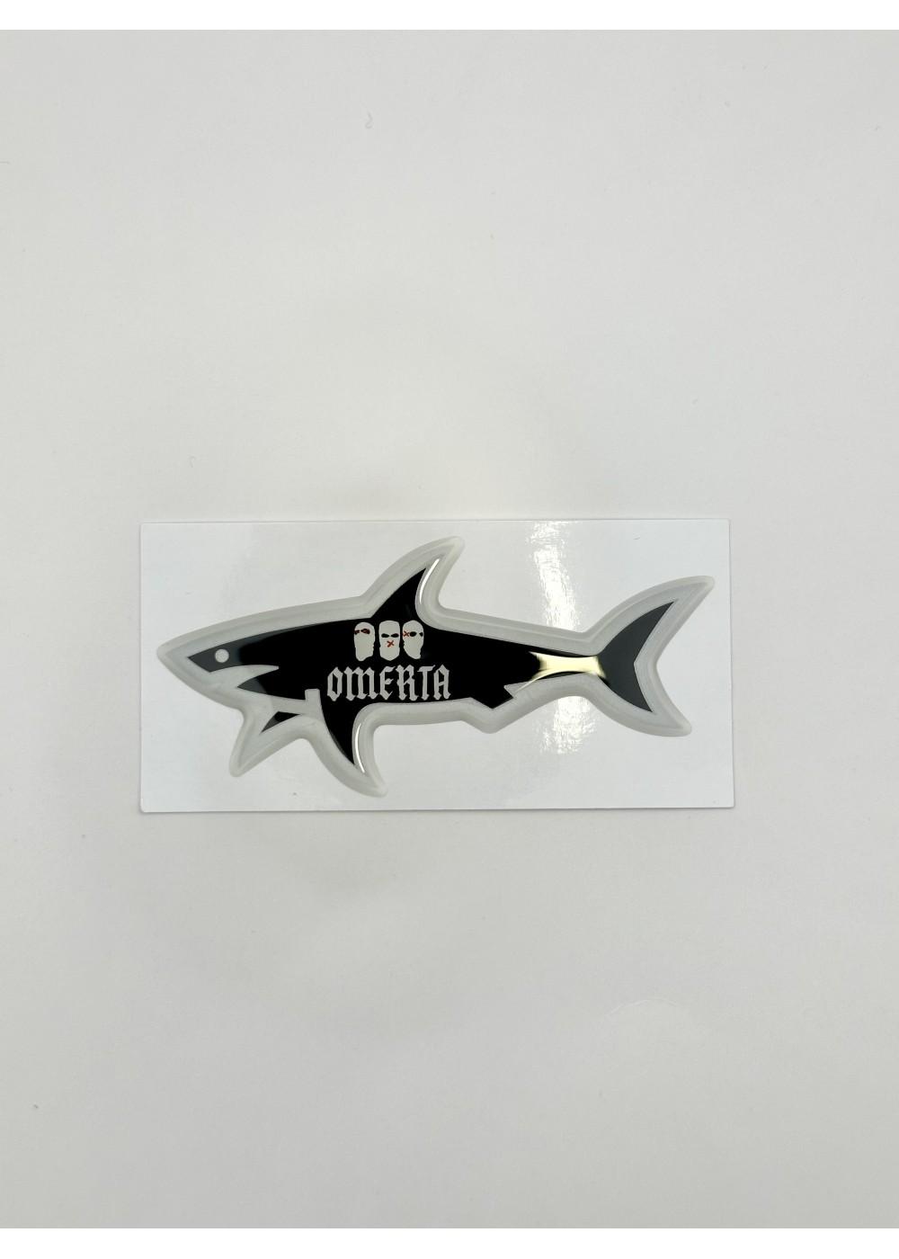 Stickers Shark STICKER SHARK OMERTA NOIR  SHARKOMERTANOIR chez West Gallery Dieppe