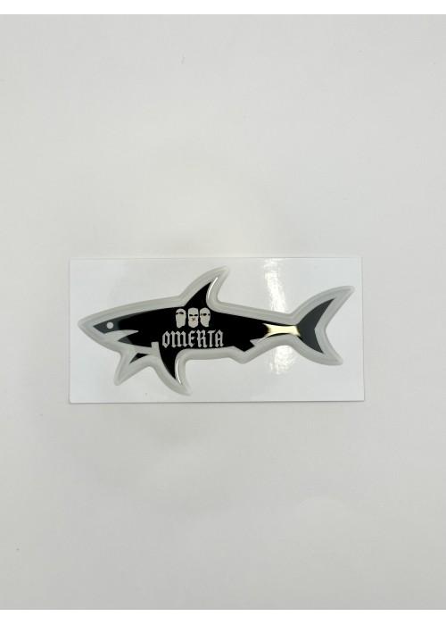 Stickers Shark STICKER SHARK OMERTA NOIR  SHARKOMERTANOIR chez West Gallery Dieppe
