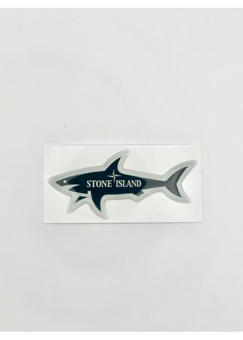 Stickers Shark STICKER SHARK STONE BLACK WHITE SHARKSTONEBLACKWHITE chez West Gallery Dieppe