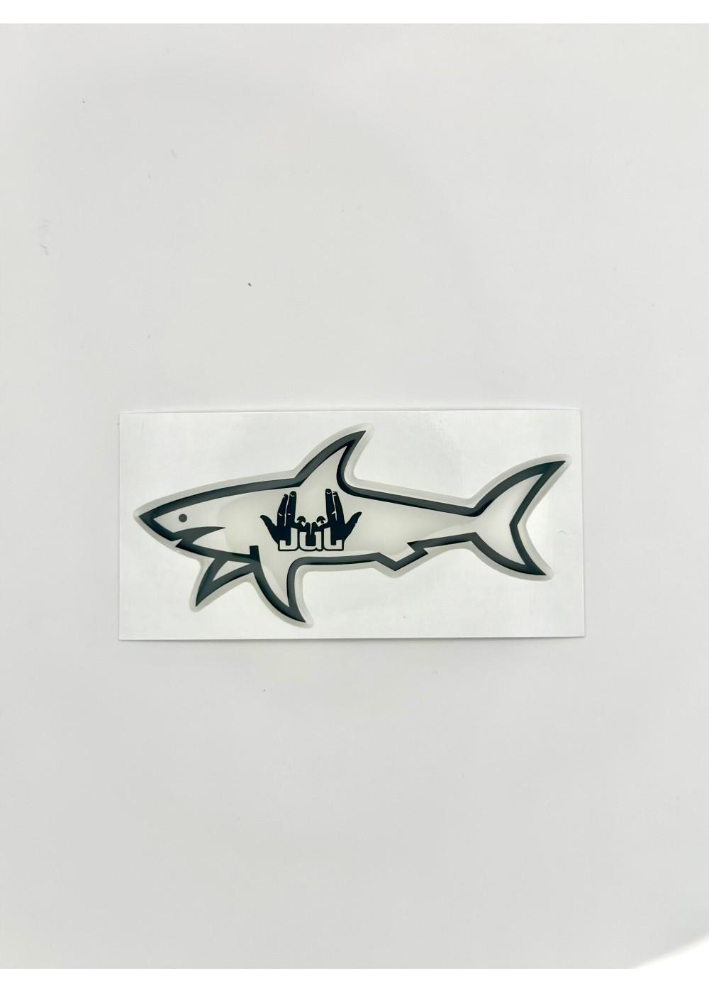 Stickers Shark STICKER SHARK SIGNE JUL BLANC  SHARKSIGNEJULBLANC chez West Gallery Dieppe