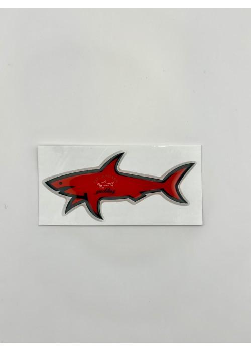 Stickers Shark STICKER SHARK ROUGE SHARKROUGE chez West Gallery Dieppe