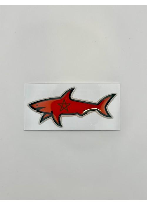 Stickers Shark STICKER SHARK MAROC  SHARKMAROC chez West Gallery Dieppe