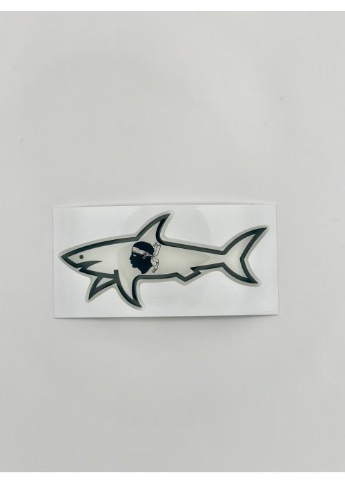 Stickers Shark STICKER SHARK CORSE  SHARKCORSE chez West Gallery Dieppe