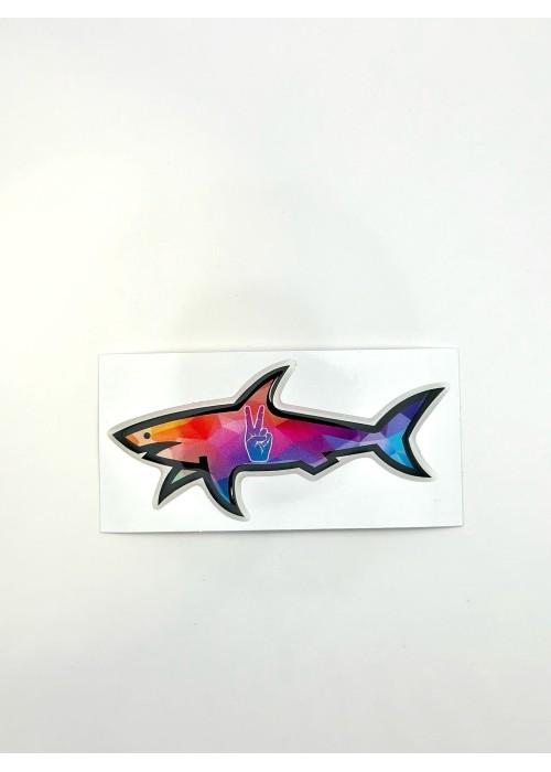 Stickers Shark STICKER SHARK DOIGTS MULTICOLORE  SHARKDOIGTSMULTICOLORE chez West Gallery Dieppe