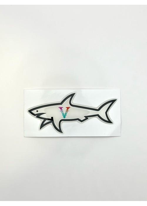 Stickers Shark STICKER SHARK VRUNK BLANC SHARKVRUNKBLANC chez West Gallery Dieppe