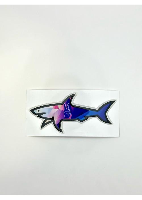 Stickers Shark STICKER SHARK DOIGTS BLEU  SHARKDOIGTSBLEU chez West Gallery Dieppe