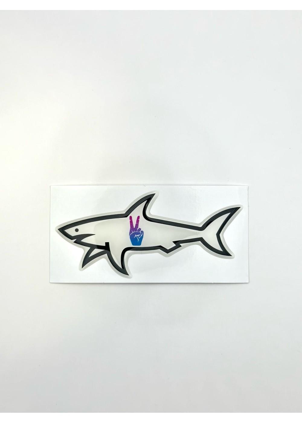Stickers Shark STICKER SHARK DOIGTS BLANC  SHARKDOIGTSBLANC chez West Gallery Dieppe
