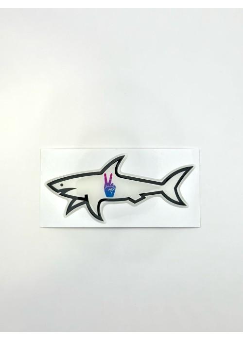 Stickers Shark STICKER SHARK DOIGTS BLANC  SHARKDOIGTSBLANC chez West Gallery Dieppe