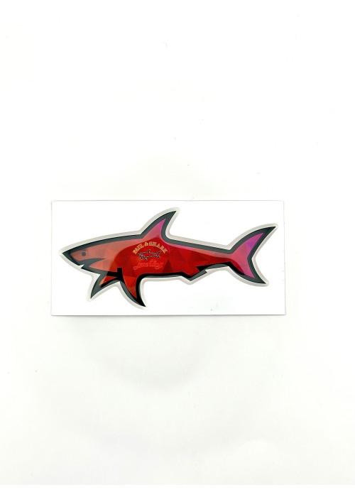 Stickers Shark STICKER SHARK CARBON ROUGE  SHARKCARBONROUGE chez West Gallery Dieppe