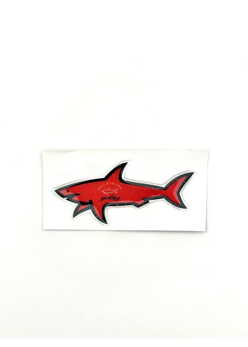 Stickers Shark STICKER SHARK ROUGE PAILLETÉ SHARKROUGEPAILLETE chez West Gallery Dieppe