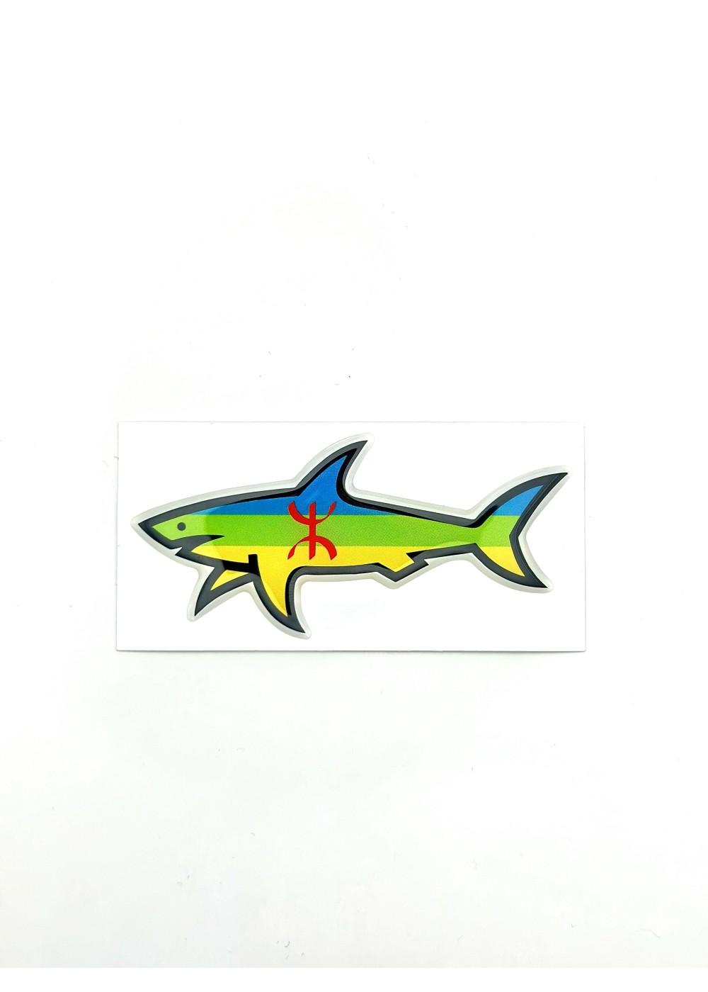 Stickers Shark STICKER SHARK KABYLIE SHARKKABYLIE chez West Gallery Dieppe