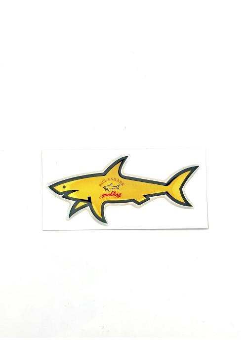Stickers Shark STICKER SHARK JAUNE SHARKJAUNE chez West Gallery Dieppe