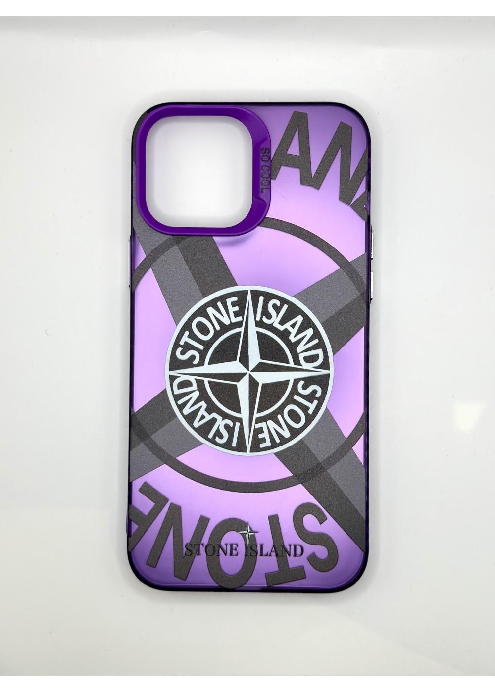 Studio Graph' COQUE IPHONE PERSONNALISÉE STONE VIOLET CERCLE  IPSTONEVIOLETCERCLE chez West Gallery Dieppe