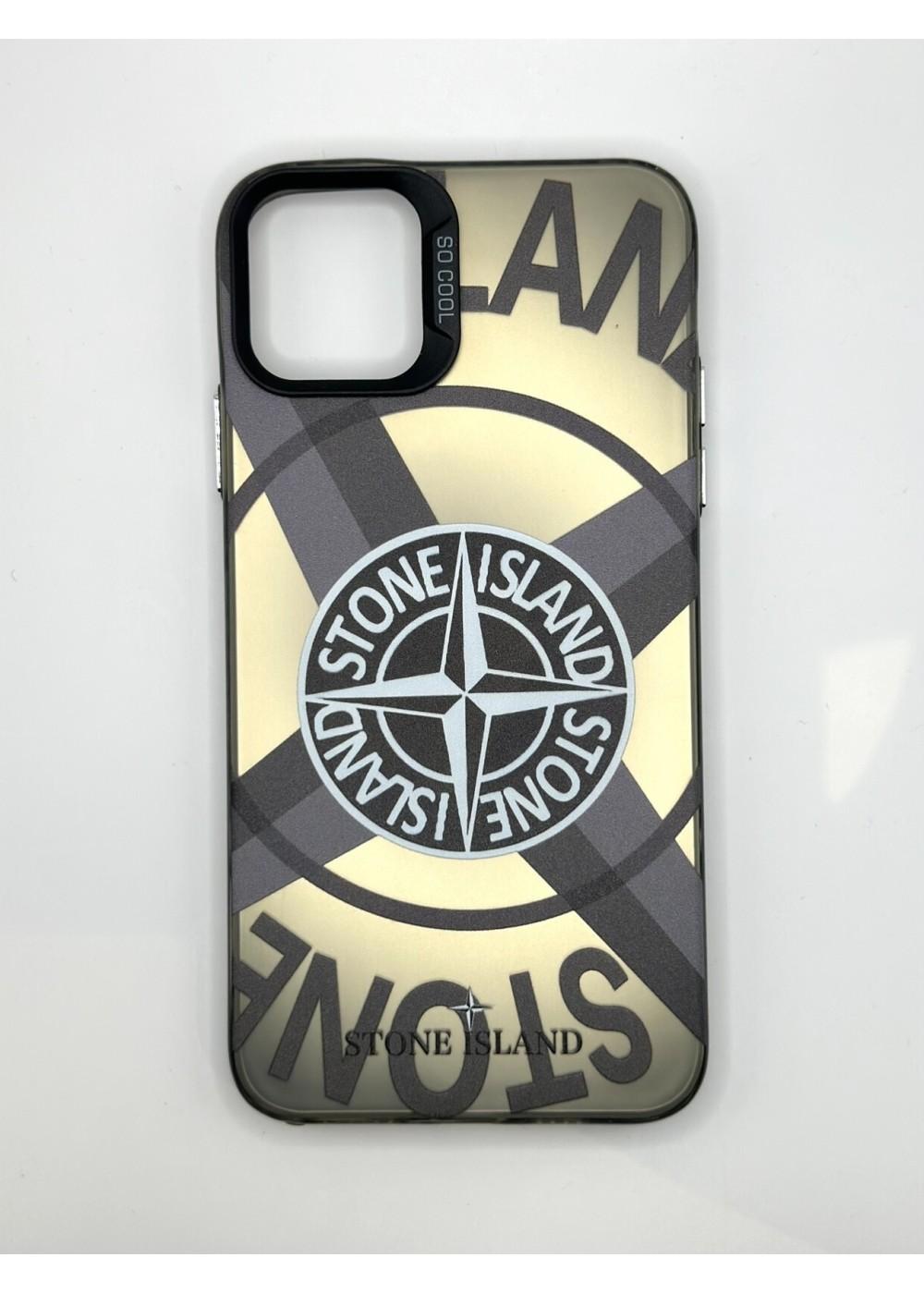 Studio Graph' COQUE IPHONE PERSONNALISÉE STONE NOIR CERCLE  IPSTONENOIRCERCLE chez West Gallery Dieppe
