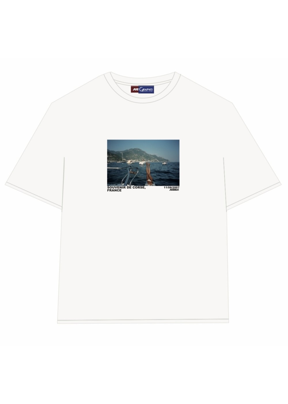 GRAPHITI X JUZELY TEE SHIRT GRAPHITI X JUZELY SOUVENIR CORSE  SOUVCORSE chez West Gallery Dieppe