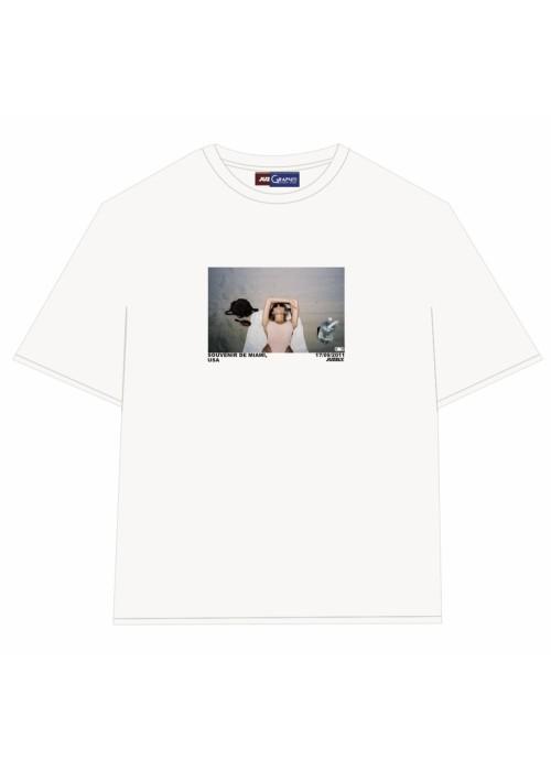 GRAPHITI X JUZELY TEE SHIRT GRAPHITI X JUZELY SOUVENIR MIAMI  SOUVMIAMI chez West Gallery Dieppe