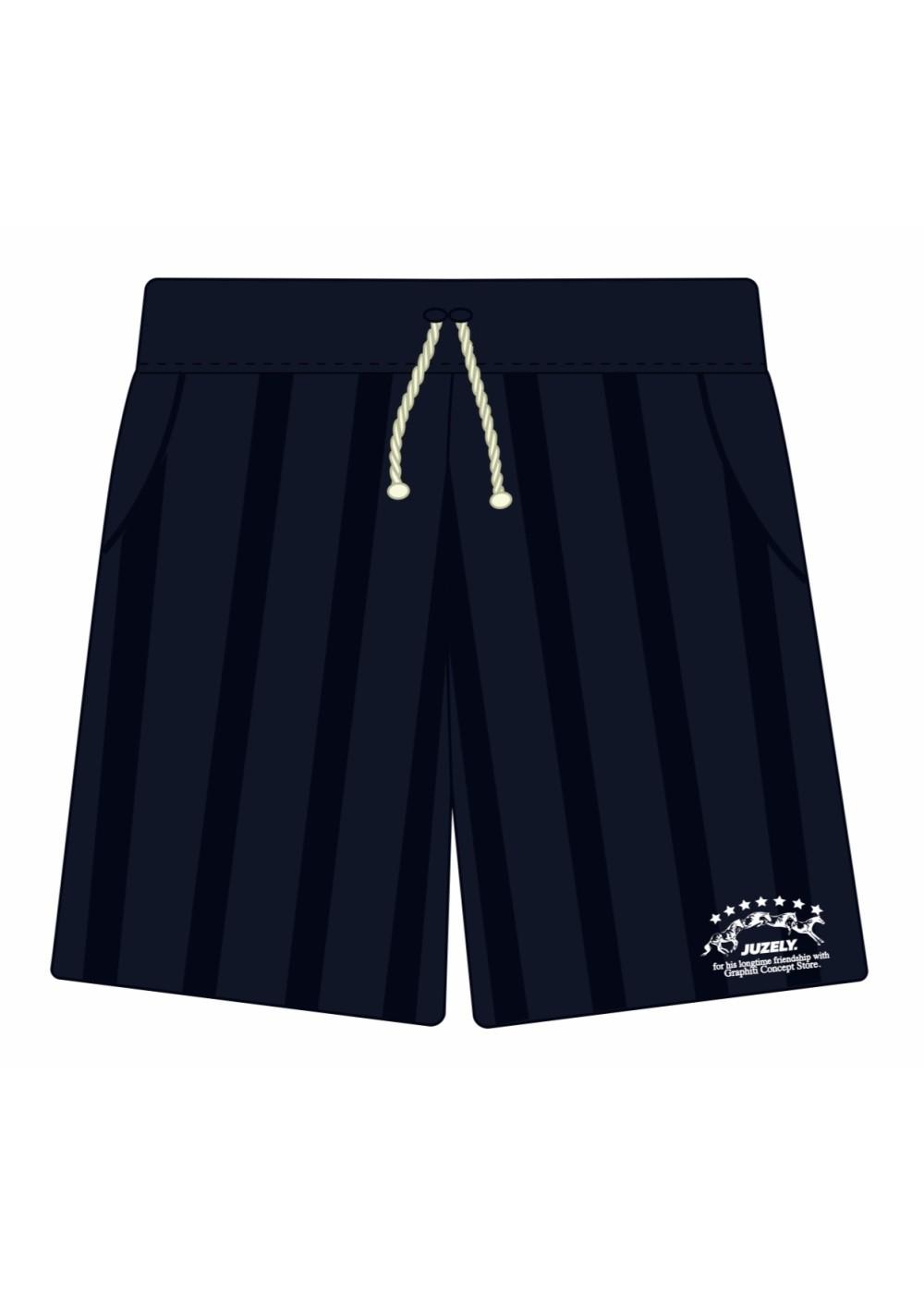 GRAPHITI X JUZELY SHORT SATIN GRAPHITI X JUZELY SOUVENIR  SOUVSHORT chez West Gallery Dieppe