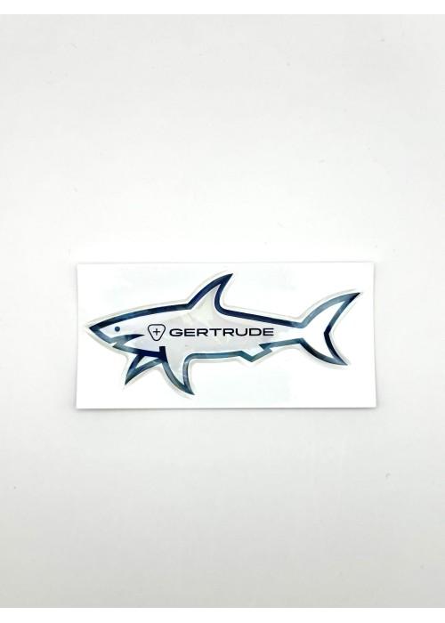 Stickers Shark STICKER SHARK GERTRUDE BLANC SHARKGERTRUDEBLANC chez West Gallery Dieppe