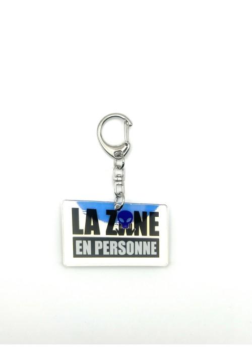 Graph' Keyz PORTE-CLÉS LA ZONE PLEXI  PLEXILAZONE chez West Gallery Dieppe
