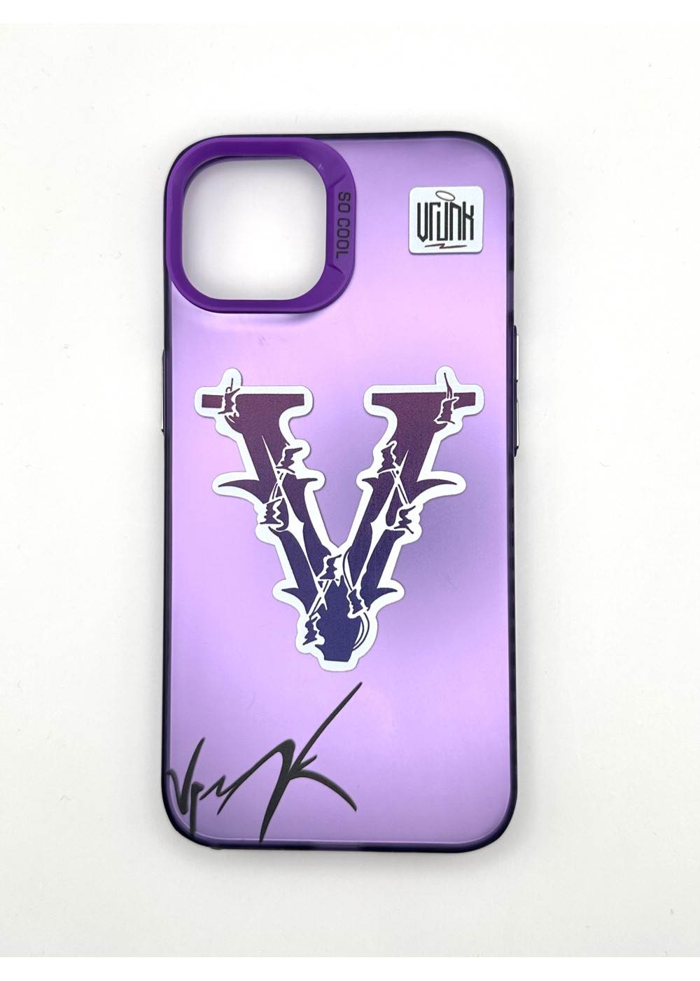 Studio Graph' COQUE IPHONE PERSONNALISÉE VRUNK VIOLET  IPVRUNKVIOLET chez West Gallery Dieppe