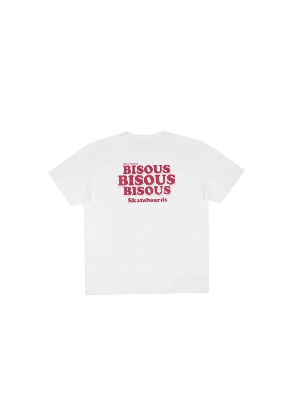 Bisous Skateboard TEE SHIRT BISOUS GREASE WHITE  BBISOUSGREASEWHITE chez West Gallery Dieppe