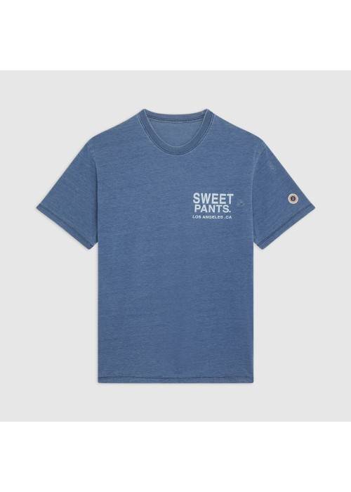 Sweet Pants TEE SHIRT SWEET PANTS INDIGO TEE USED  SPINDIGOTEE chez West Gallery Dieppe