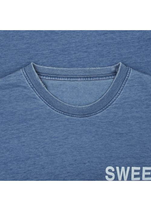 Sweet Pants TEE SHIRT SWEET PANTS INDIGO TEE USED  SPINDIGOTEE chez West Gallery Dieppe